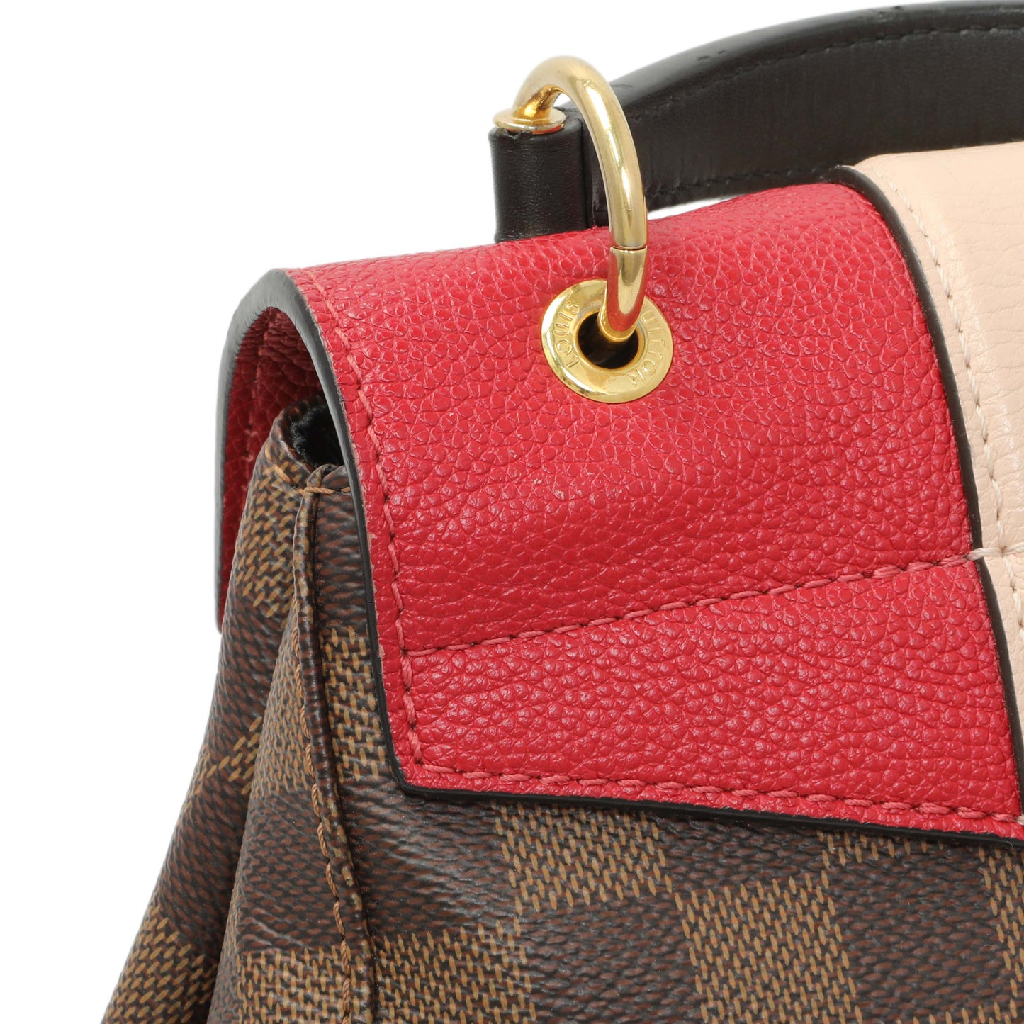 Exclusive Louis Vuitton Red Damier Ebene Clapton Backpack — Alternate View 10