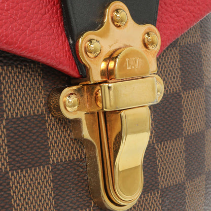 Exclusive Louis Vuitton Red Damier Ebene Clapton Backpack — Alternate View 11