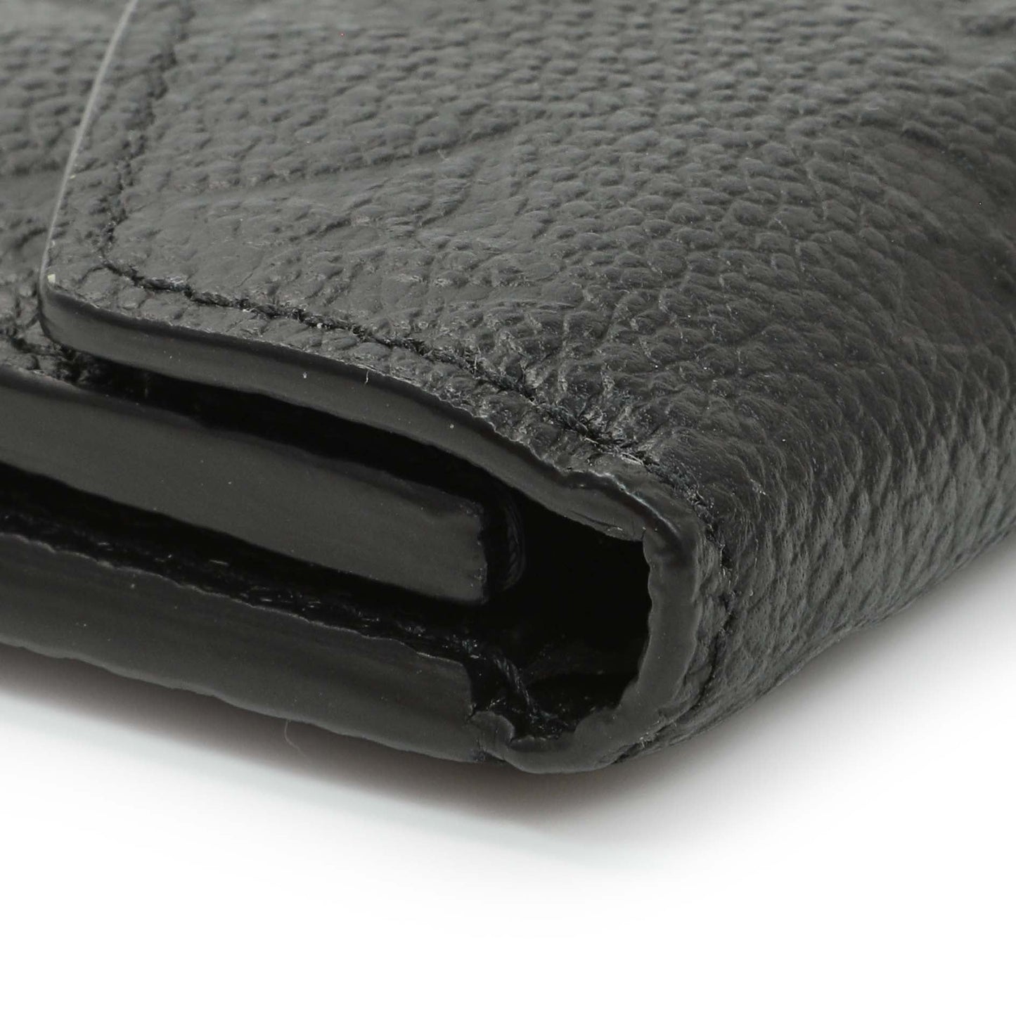 Exclusive Louis Vuitton Black Monogram Empreinte Leather Victorine Wallet — Lifestyle View
