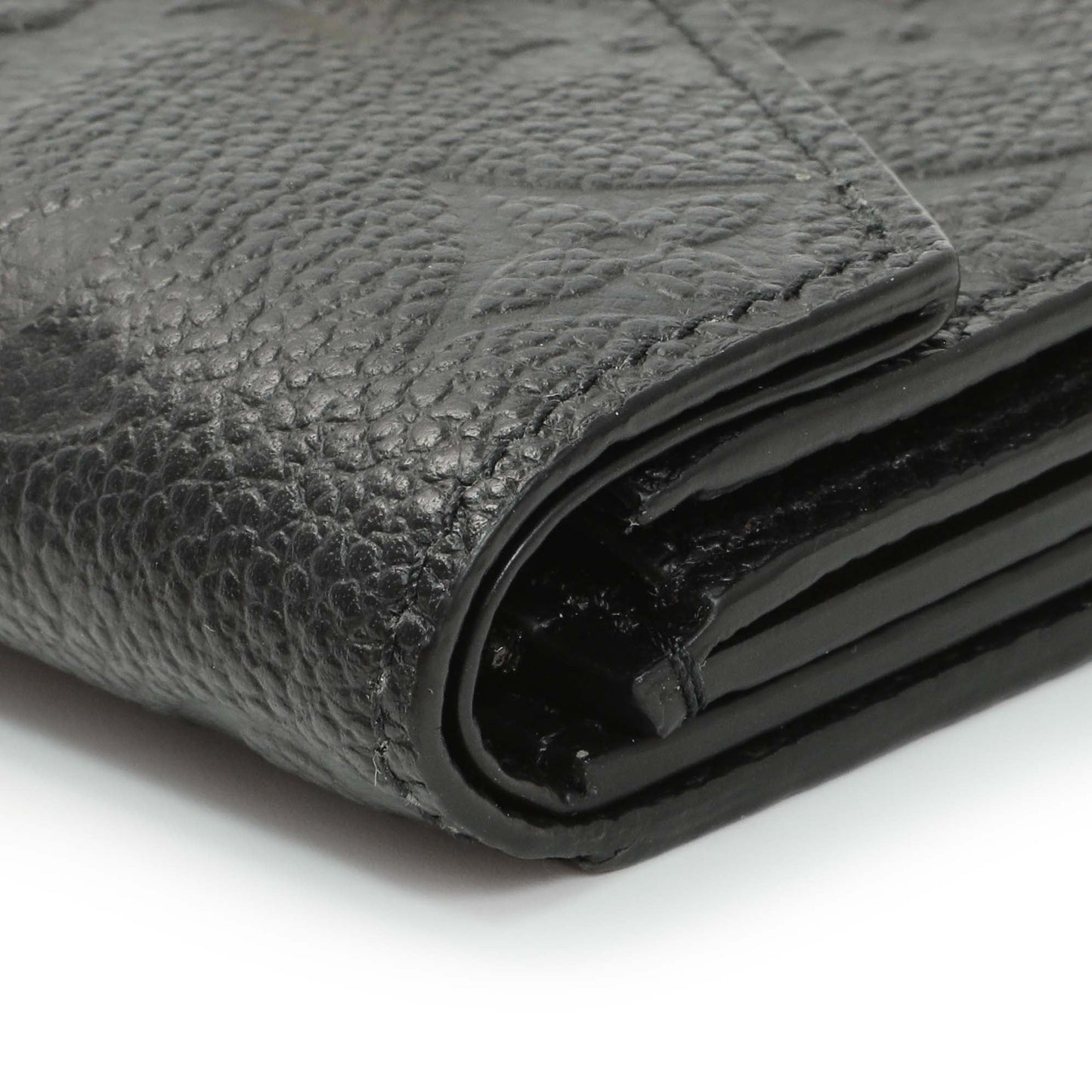 Exclusive Louis Vuitton Black Monogram Empreinte Leather Victorine Wallet — Alternate View 7