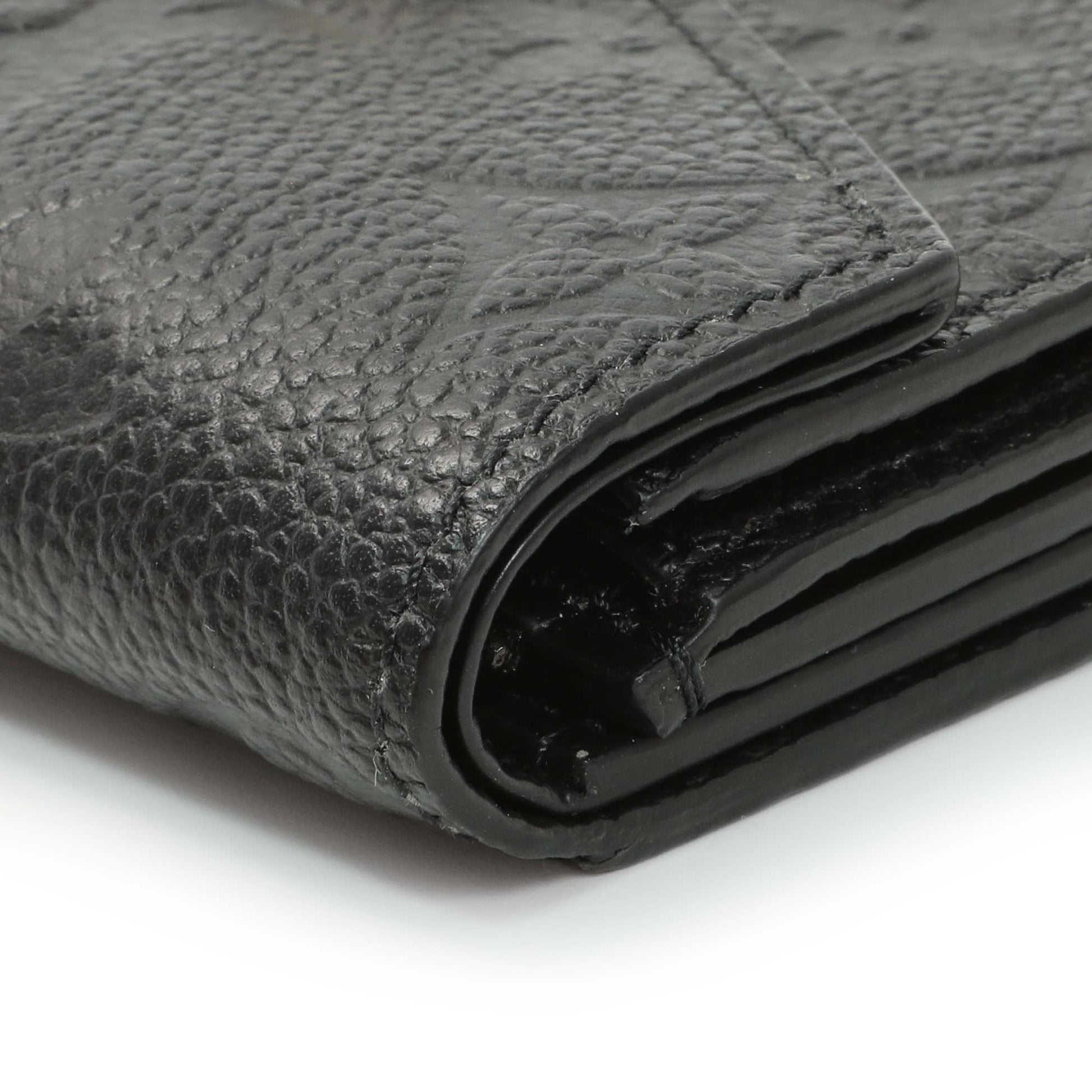 Exclusive Louis Vuitton Black Monogram Empreinte Leather Victorine Wallet — Alternate View 7