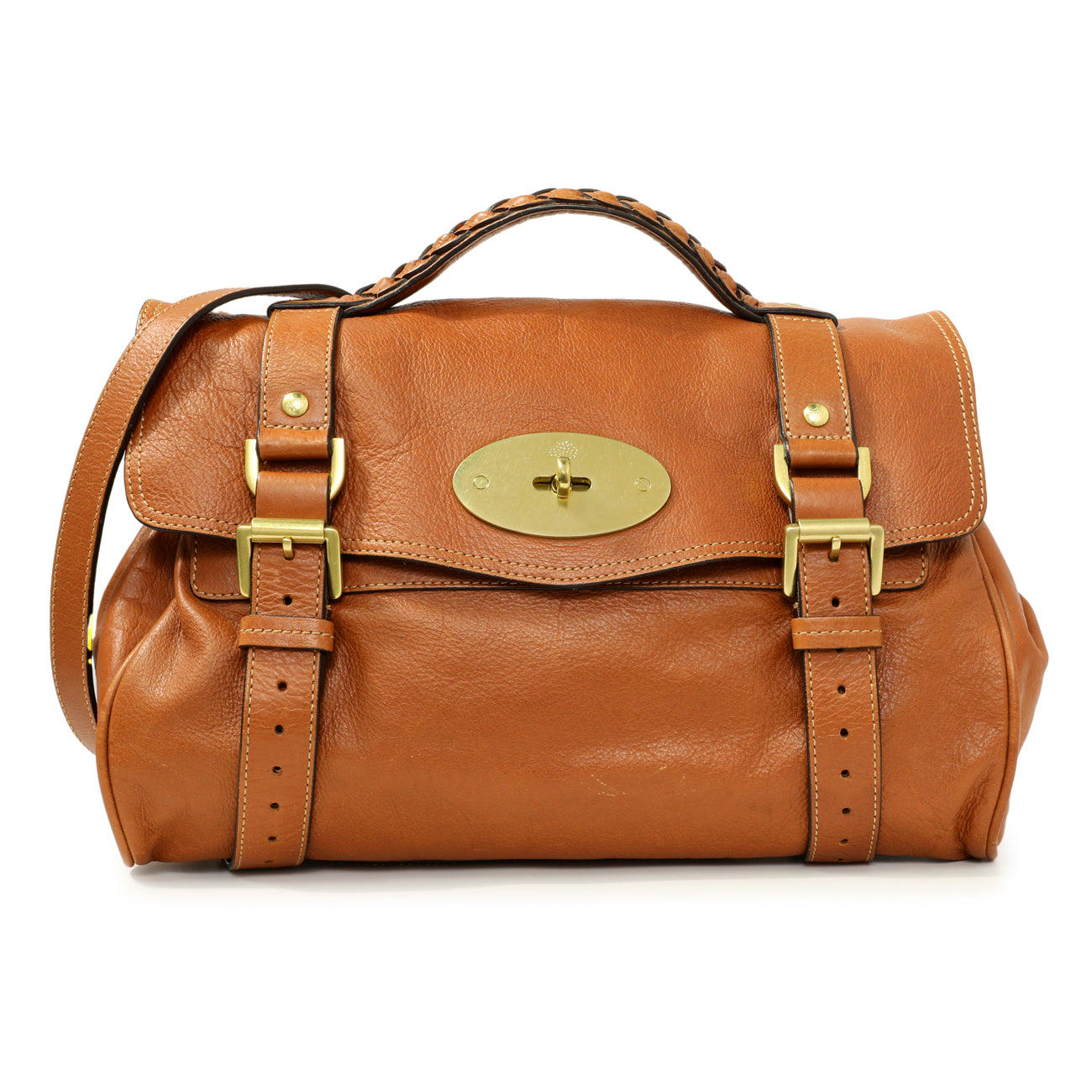 Exclusive Mulberry Oak Soft Buffalo Medium Alexa — Front View