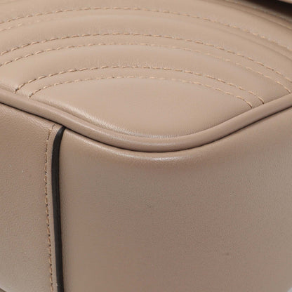 Exclusive Gucci Porcelain Rose Calfskin Matelasse Small GG Marmont Shoulder Bag — Detail View