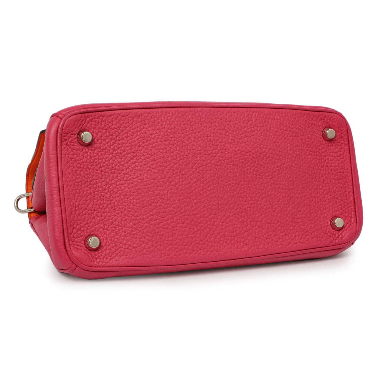 Exclusive Christian Dior Pink Bullcalf Small Be Dior Flap — Back View