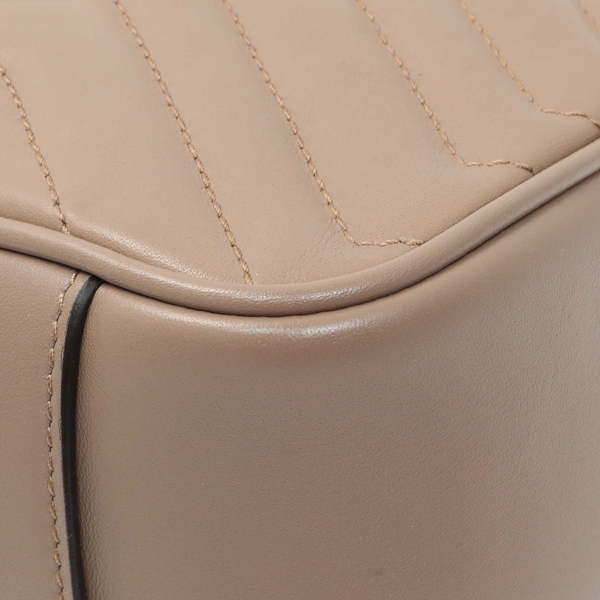 Exclusive Gucci Porcelain Rose Calfskin Matelasse Small GG Marmont Shoulder Bag — Alternate View 7