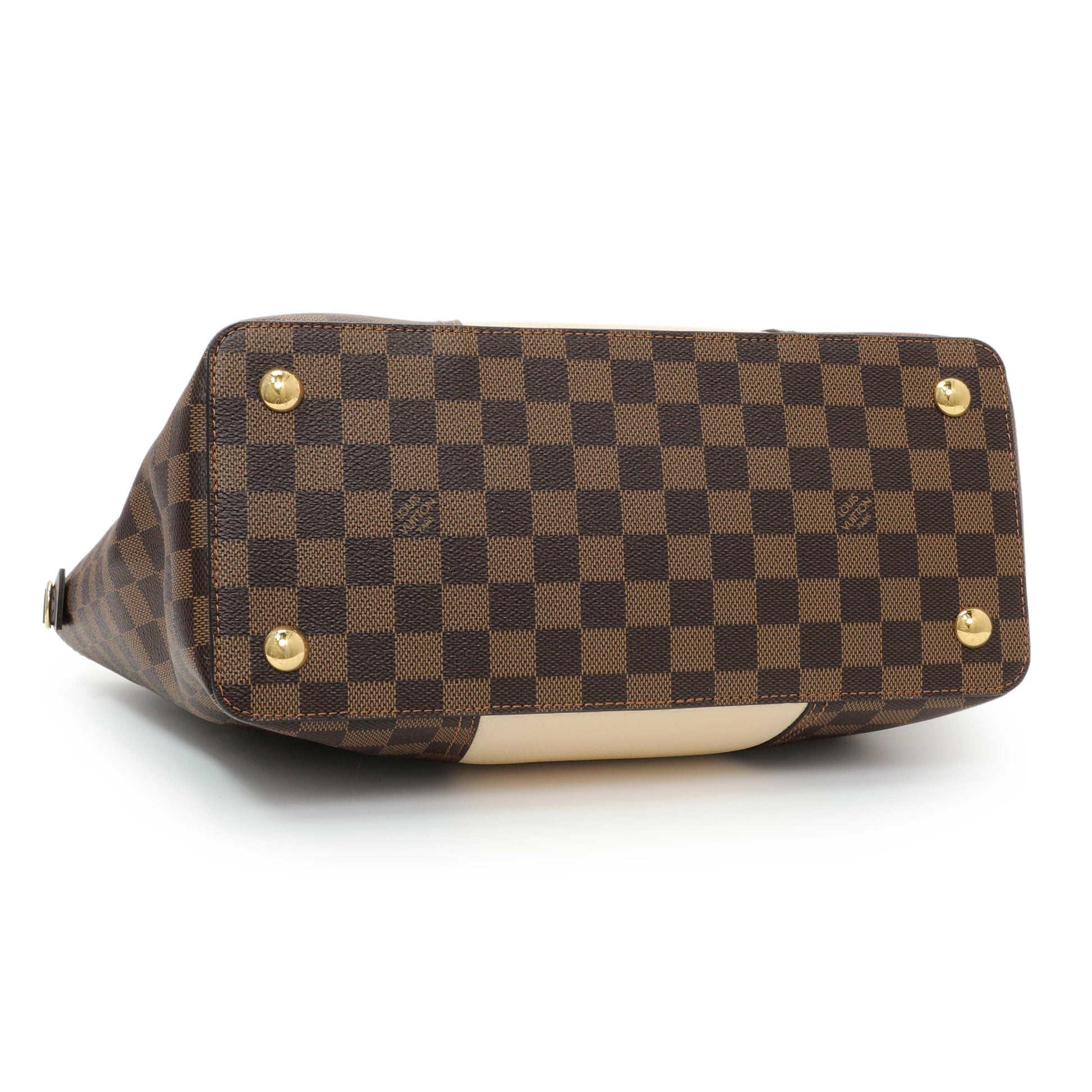 Exclusive Louis Vuitton Damier Ebene Creme Jersey — Back View