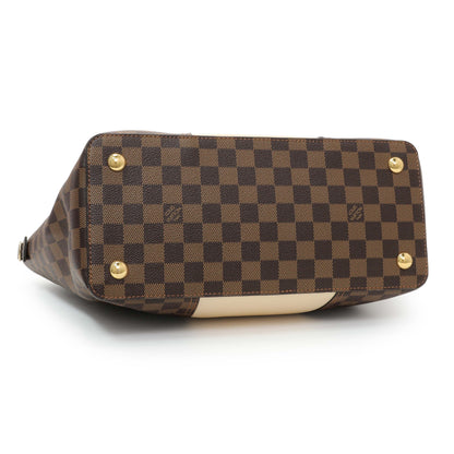 Exclusive Louis Vuitton Damier Ebene Creme Jersey — Back View