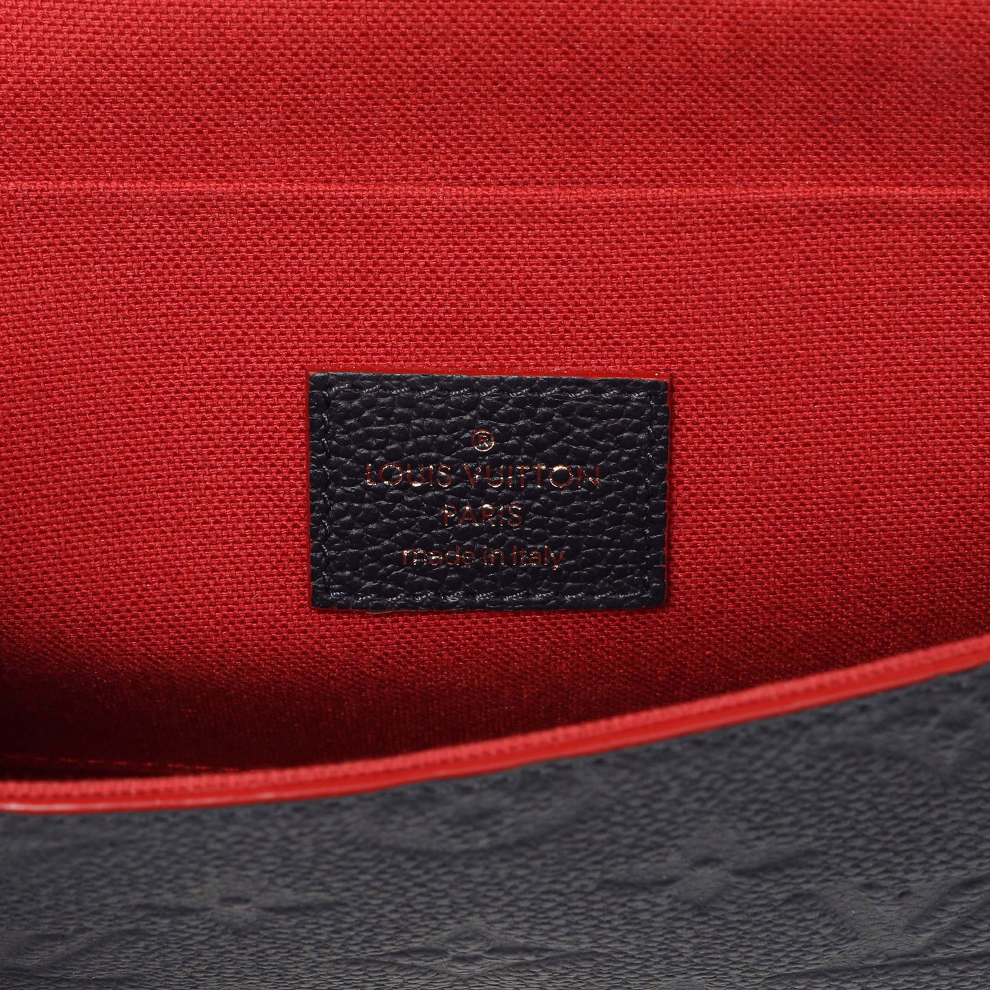 Exclusive Louis Vuitton Marine Rouge Empreinte Pochette Felicie Chain Wallet — Alternate View 12
