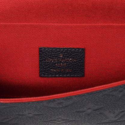 Exclusive Louis Vuitton Marine Rouge Empreinte Pochette Felicie Chain Wallet — Alternate View 12