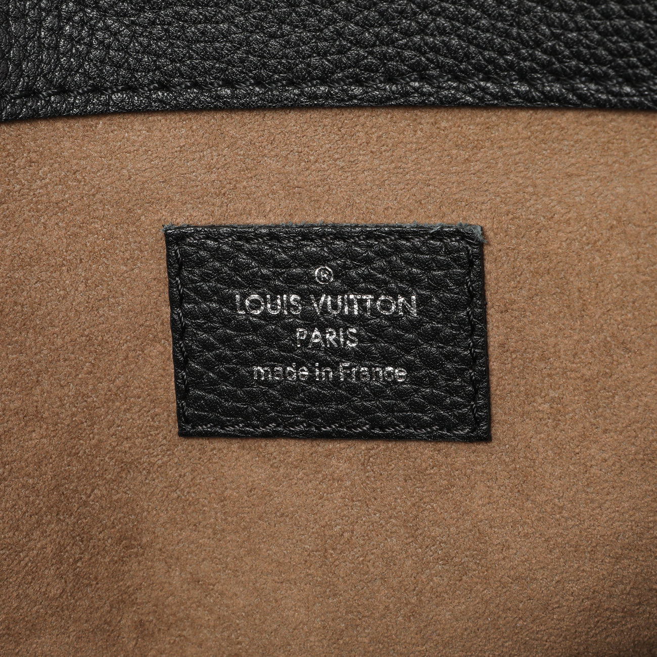 Exclusive Louis Vuitton Black Mahina Calfskin Sevres — Detail View