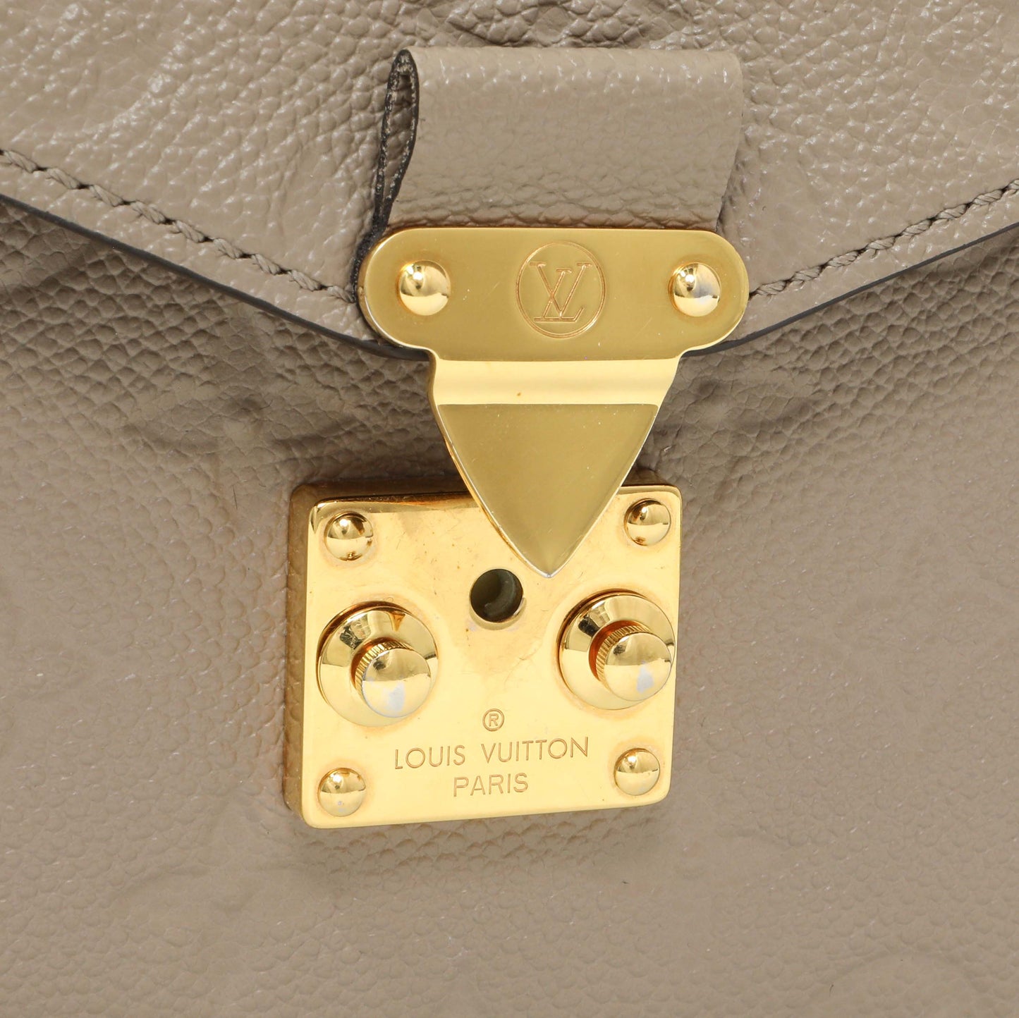 Exclusive Louis Vuitton Tourterelle Empreinte Pochette Metis — Alternate View 12
