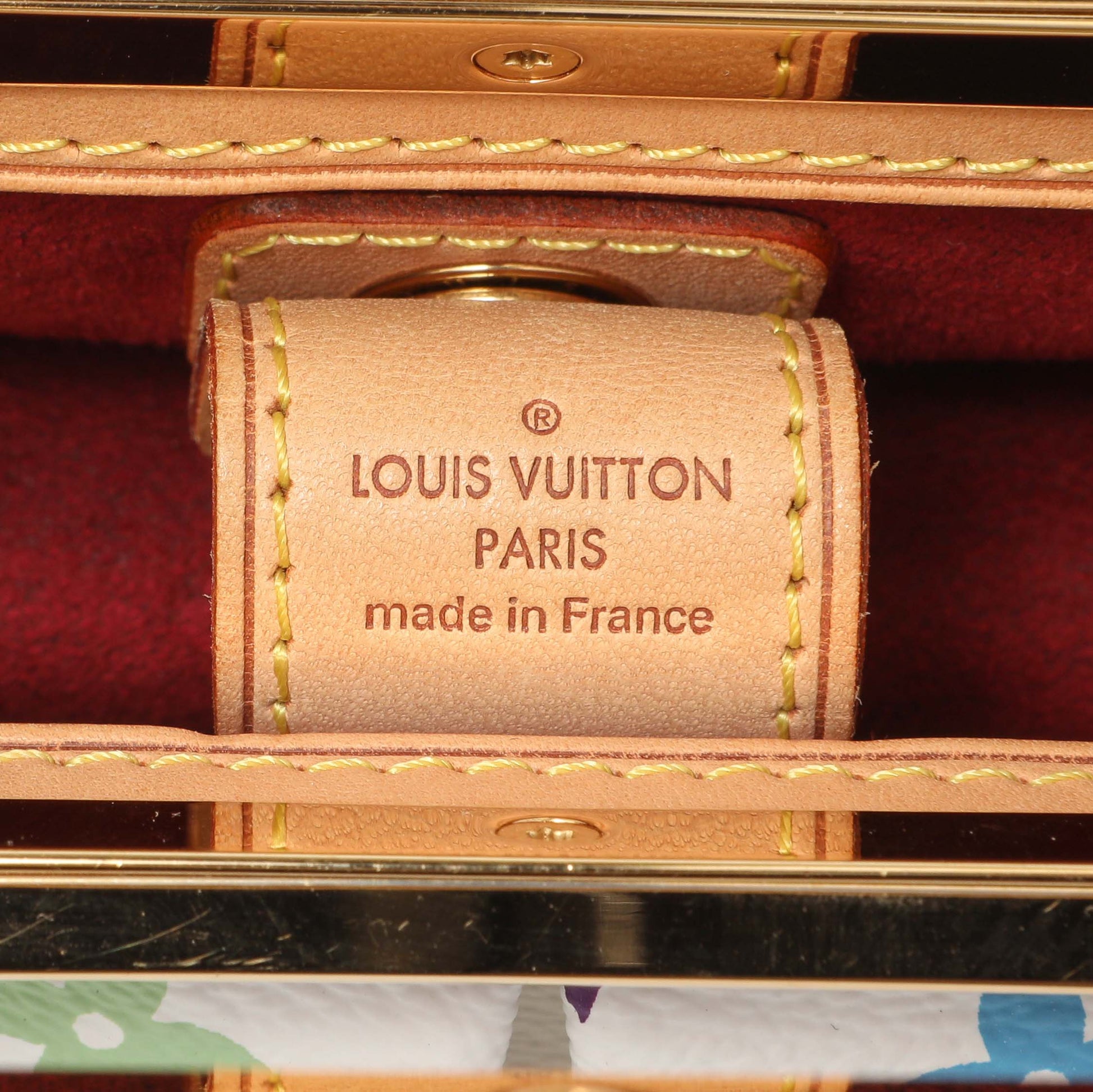 Exclusive Louis Vuitton White Multicolor Judy MM — Detail View