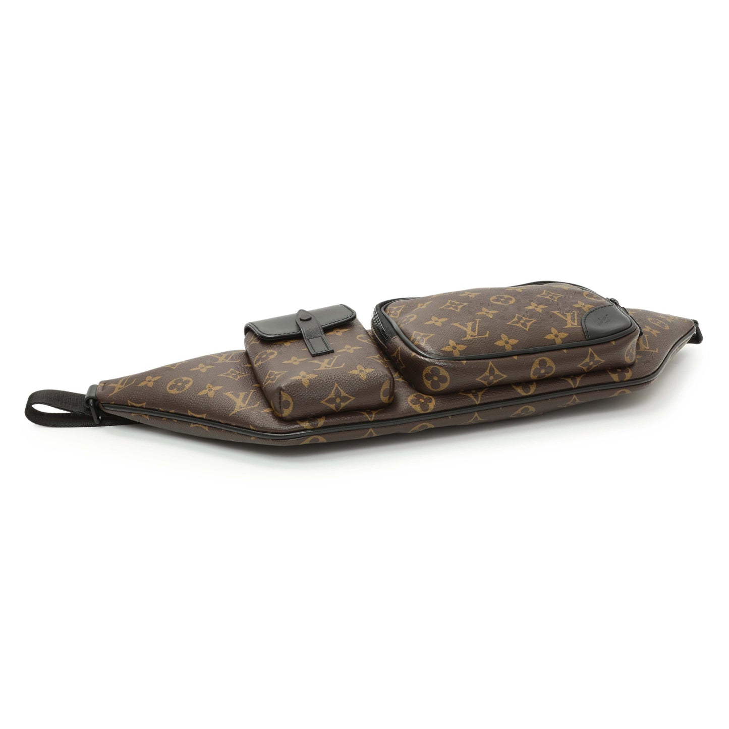 Exclusive Louis Vuitton Monogram Macassar Christopher Bumbag — Back View