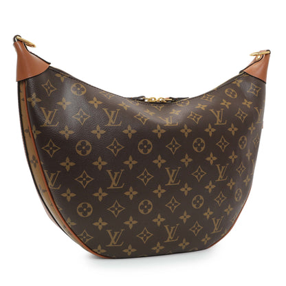 Exclusive Louis Vuitton Reverse Monogram Loop Hobo — Side View