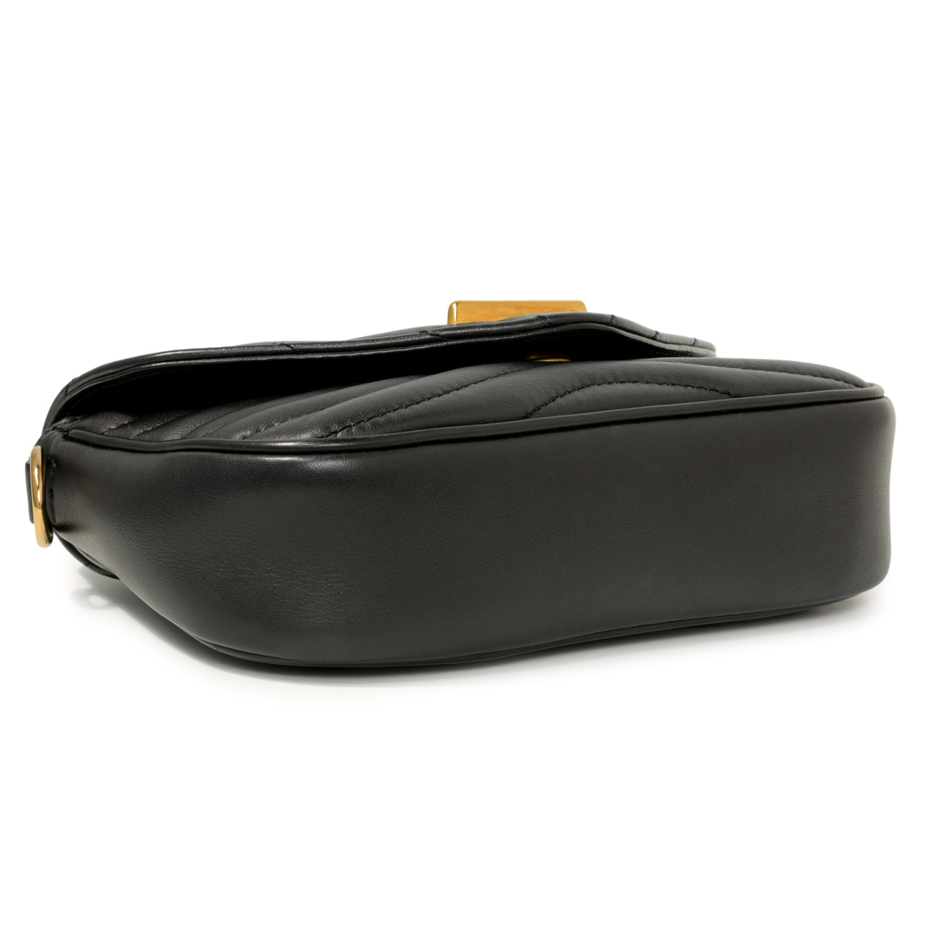Exclusive Louis Vuttion Black Calfskin New Wave Multi Pochette — Top View
