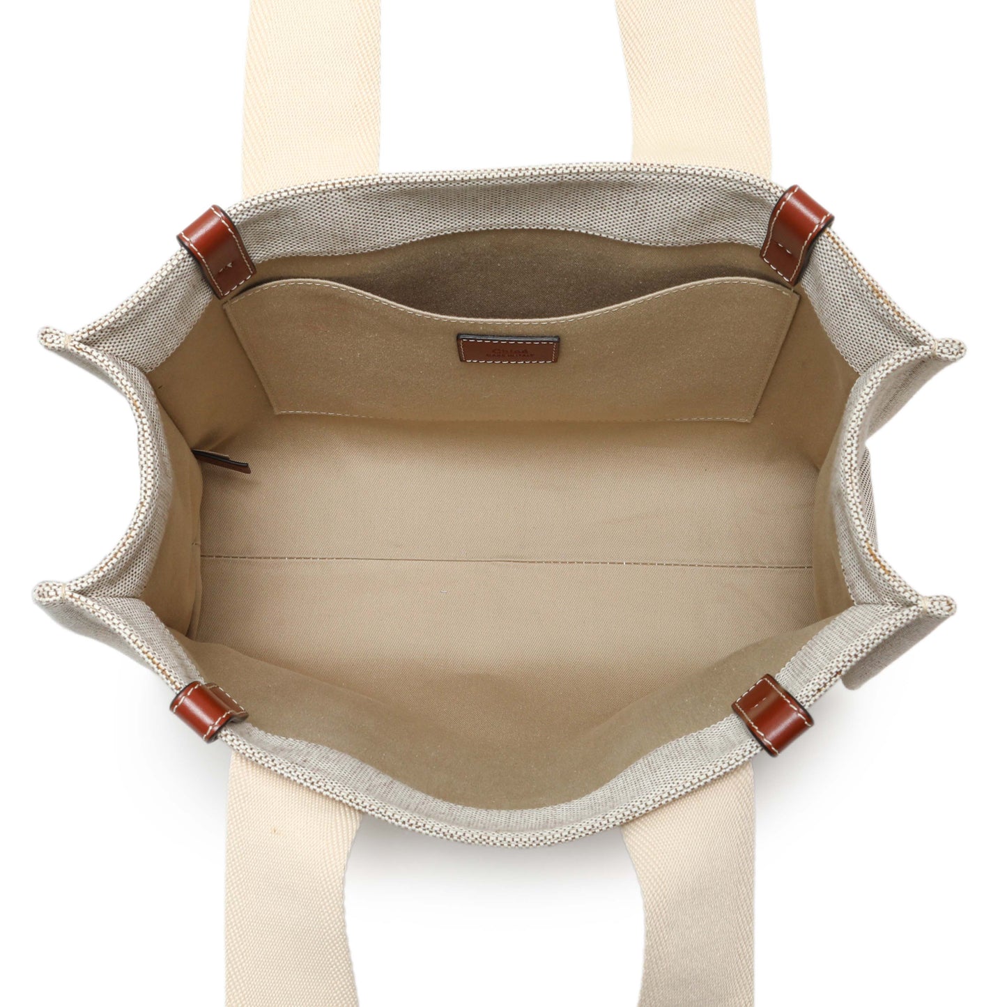 Exclusive Chloe Linen Calfskin Medium Woody Ribbon Tote — Alternate View 8