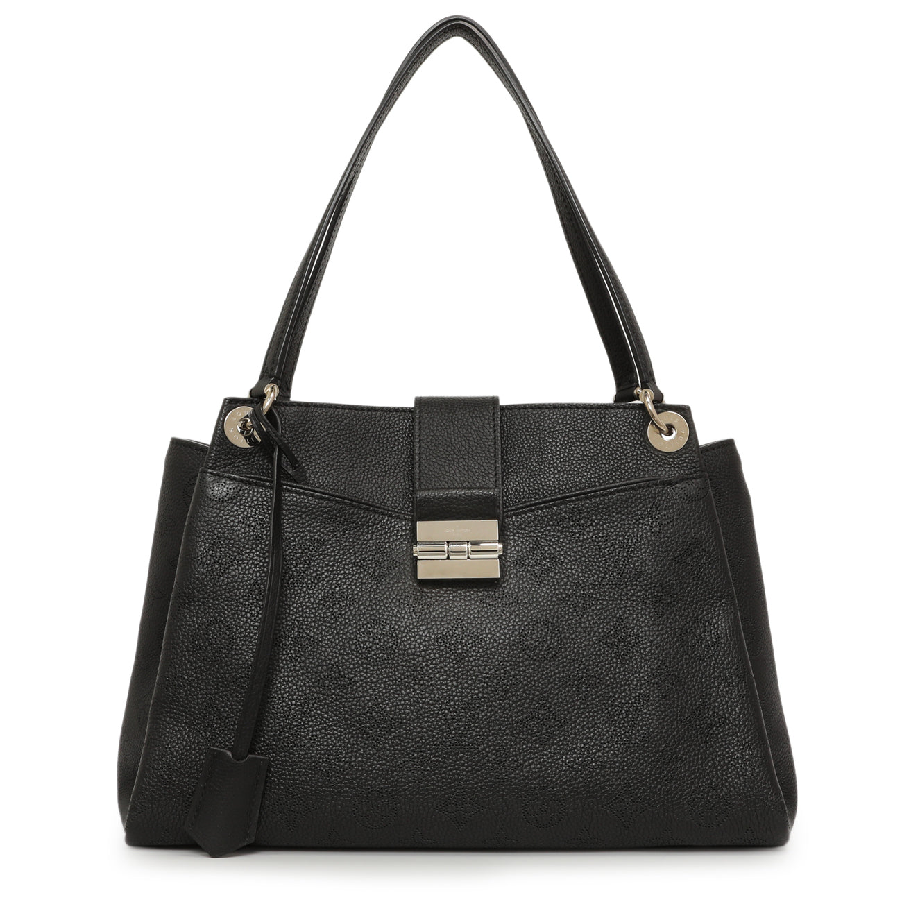 Exclusive Louis Vuitton Black Mahina Calfskin Sevres — Front View