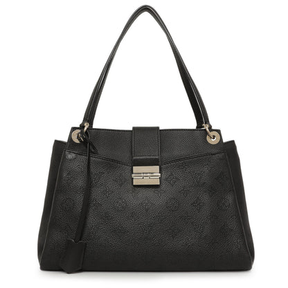 Exclusive Louis Vuitton Black Mahina Calfskin Sevres — Front View