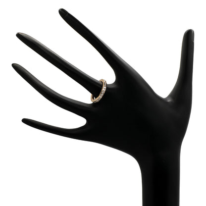 Exclusive 14K Yellow Gold 0.87 Carat Diamond Eternity Ring — Back View