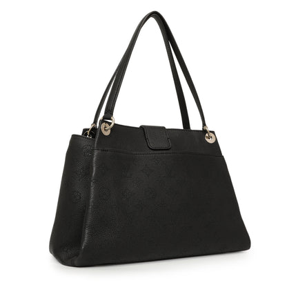 Exclusive Louis Vuitton Black Mahina Calfskin Sevres — Side View