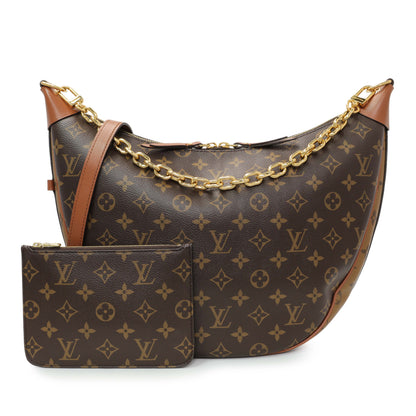 Exclusive Louis Vuitton Reverse Monogram Loop Hobo — Front View