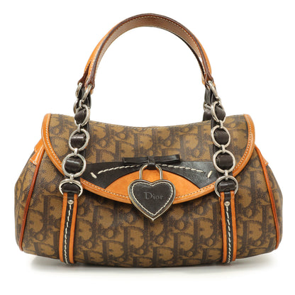 Exclusive Christian Dior Monogram Romantique Trotter Flap — Front View