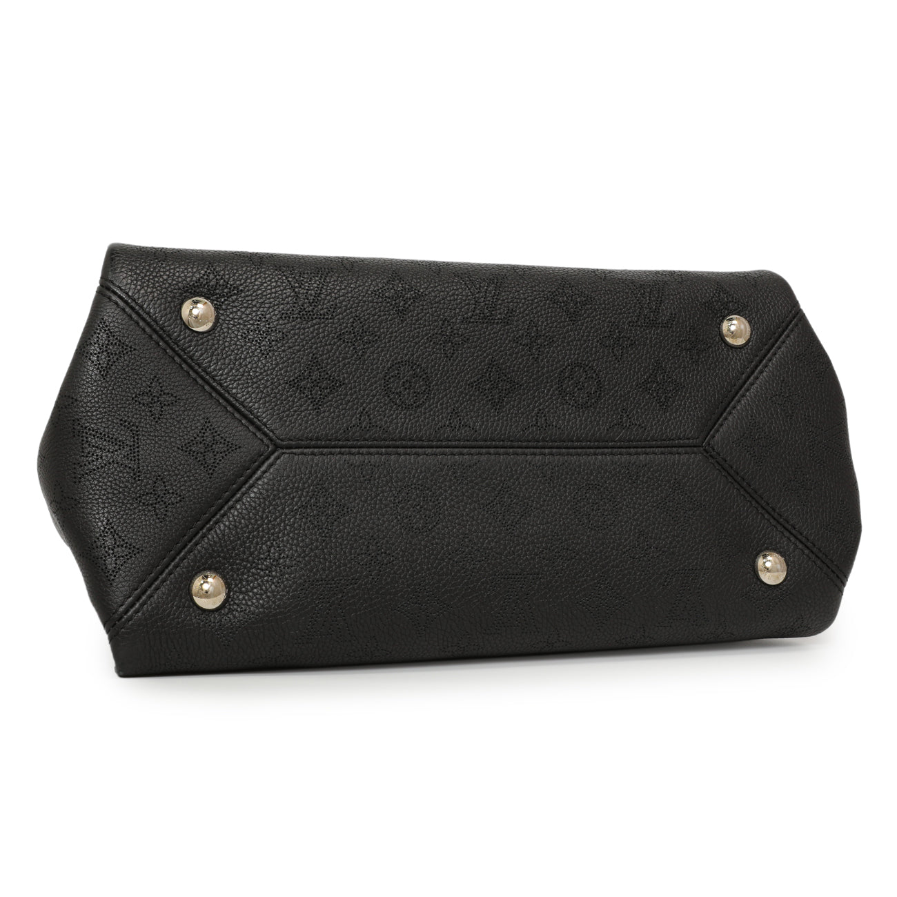 Exclusive Louis Vuitton Black Mahina Calfskin Sevres — Back View