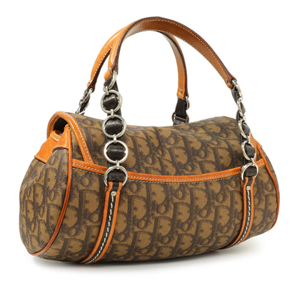Exclusive Christian Dior Monogram Romantique Trotter Flap — Side View