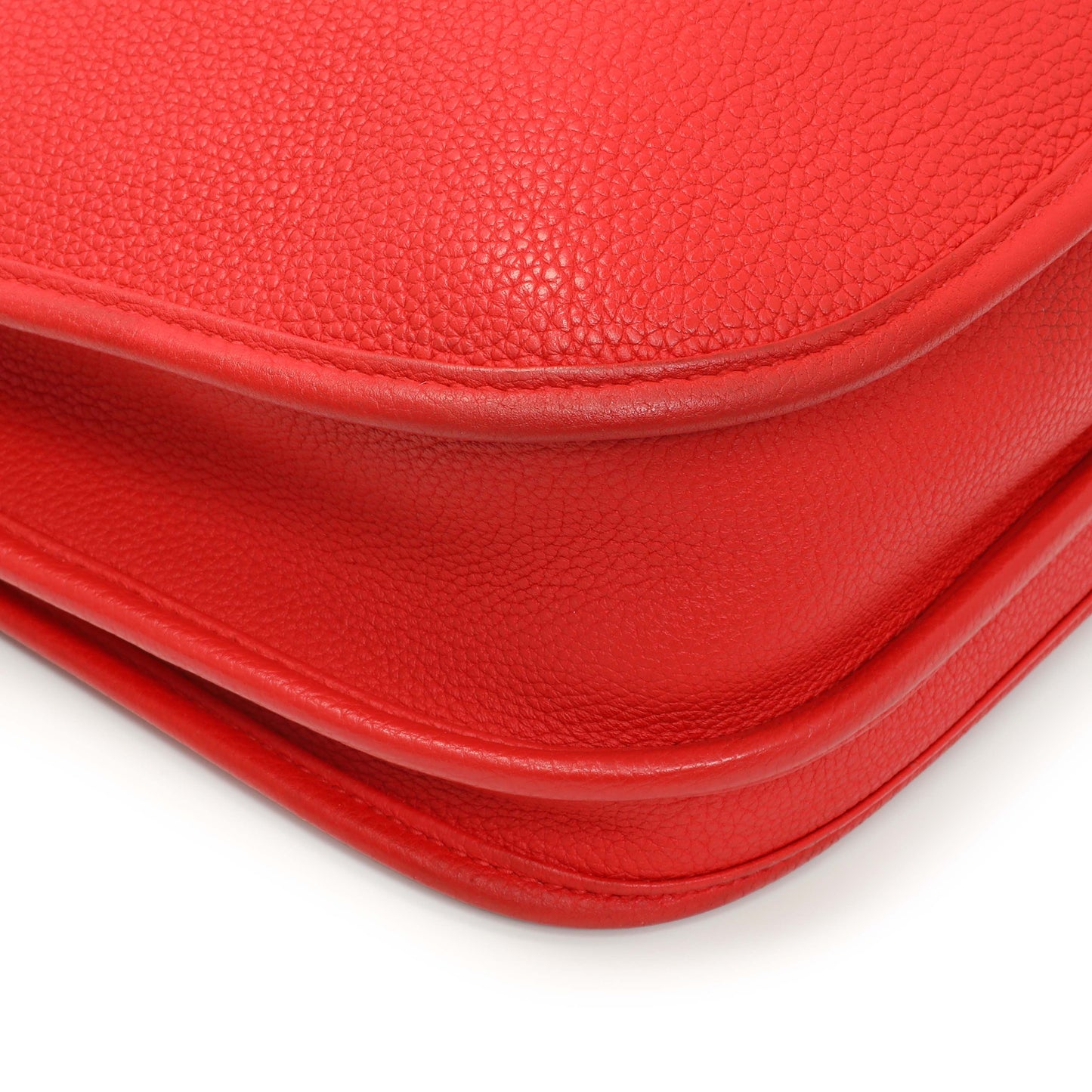Exclusive Hermes Rouge de Coeur Clemence Evelyne III PM — Top View