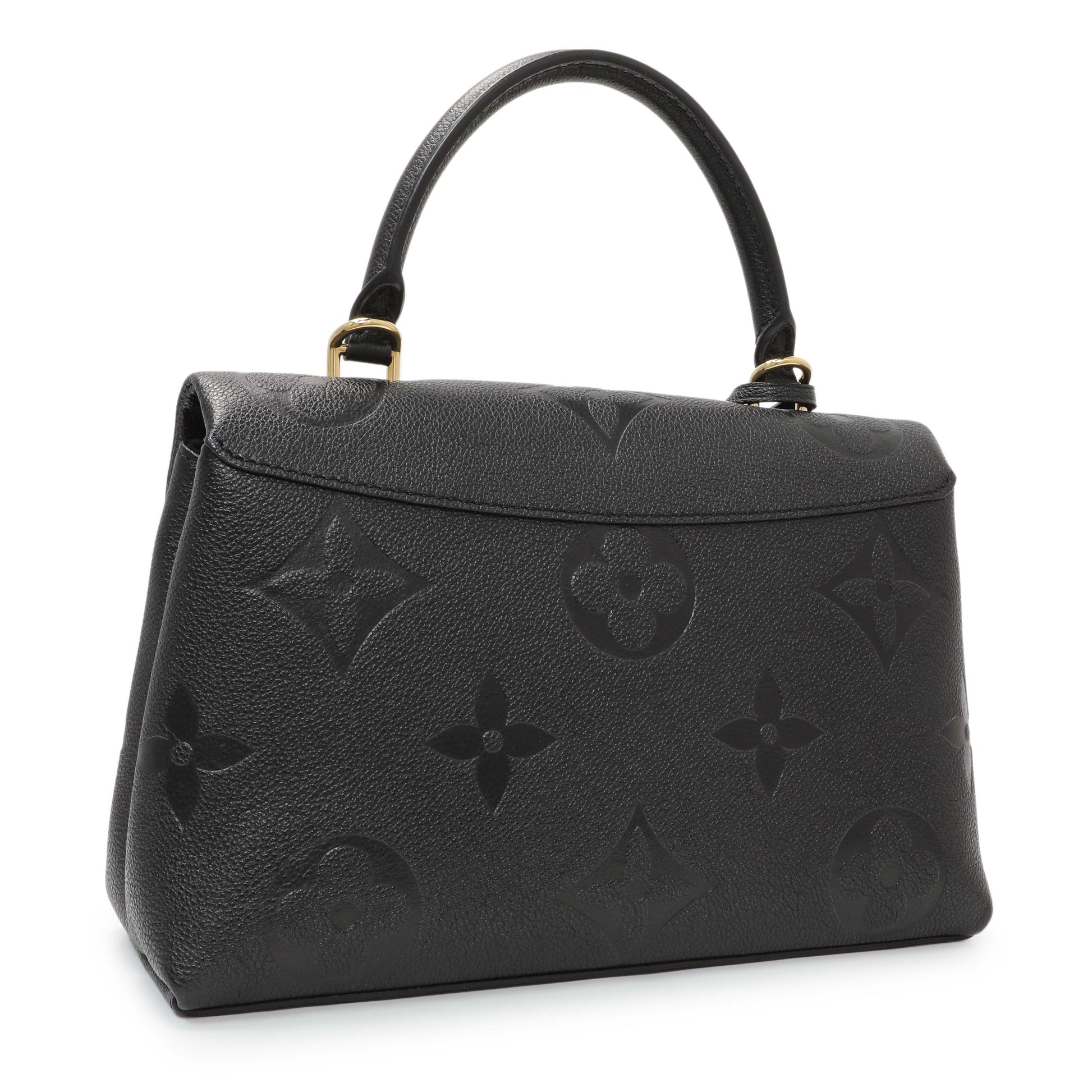 Exclusive Louis Vuitton Black Empreinte Monogram Giant Madeleine MM — Side View