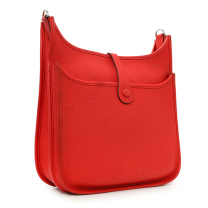 Exclusive Hermes Rouge de Coeur Clemence Evelyne III PM — Side View
