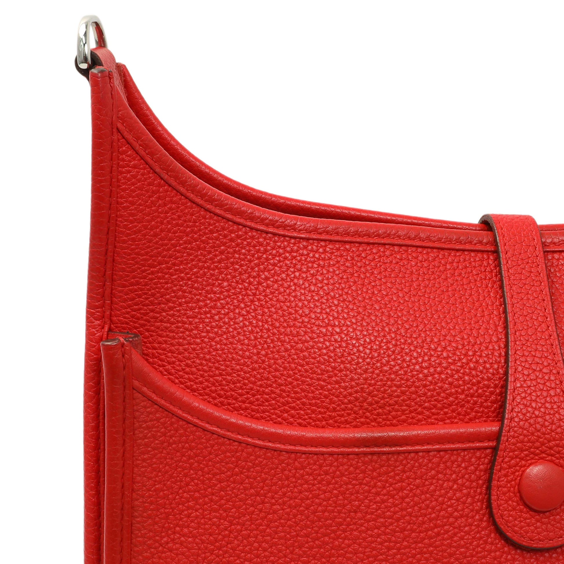 Exclusive Hermes Rouge de Coeur Clemence Evelyne III PM — Alternate View 11