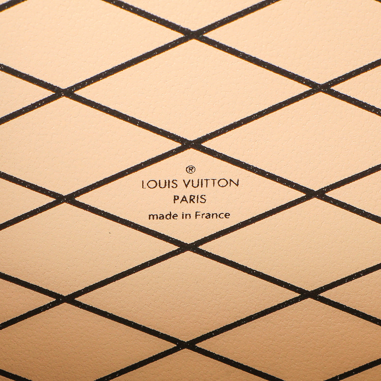 Exclusive Louis Vuitton Creme Monogram Petite Malle — Detail View