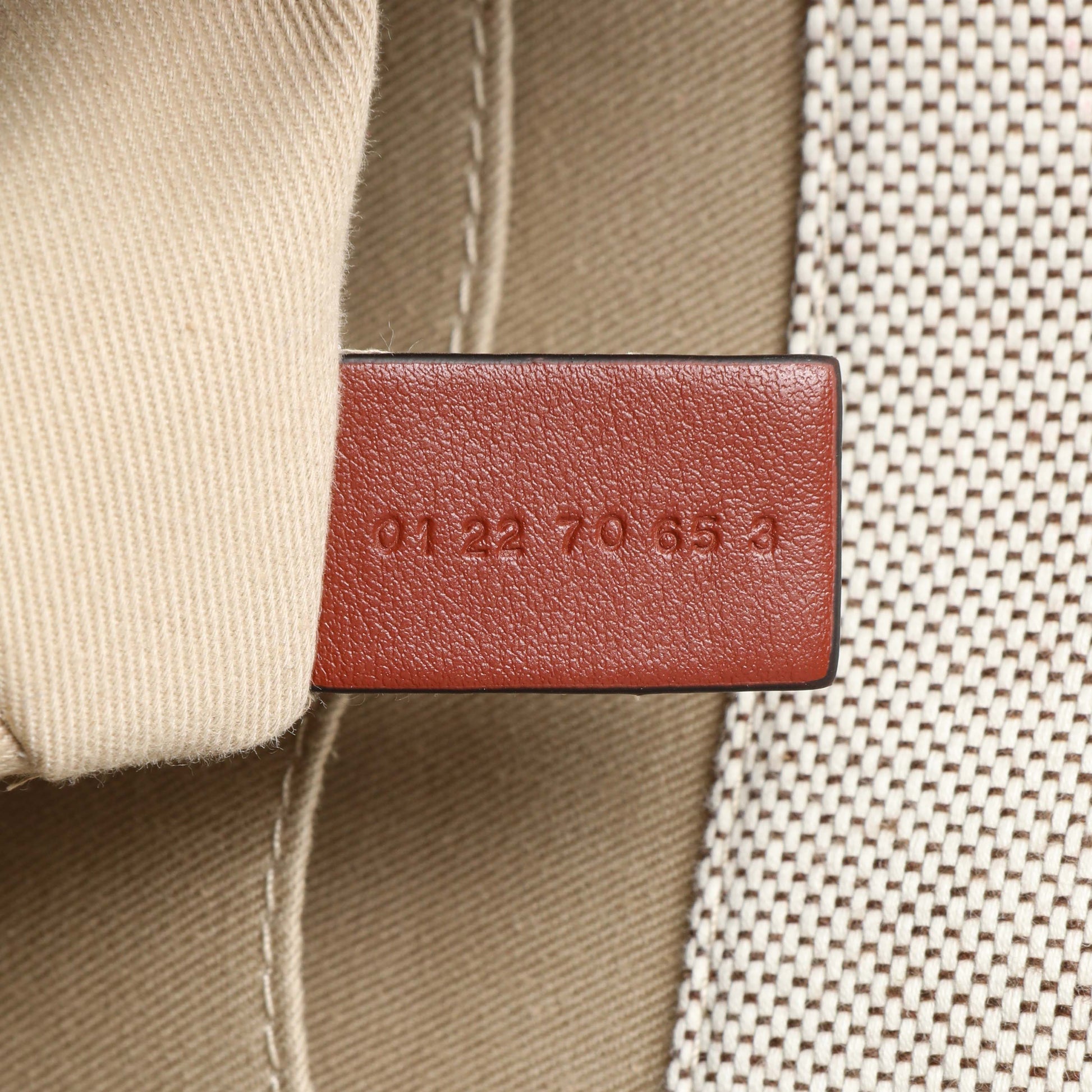 Exclusive Chloe Linen Calfskin Medium Woody Ribbon Tote — Alternate View 10
