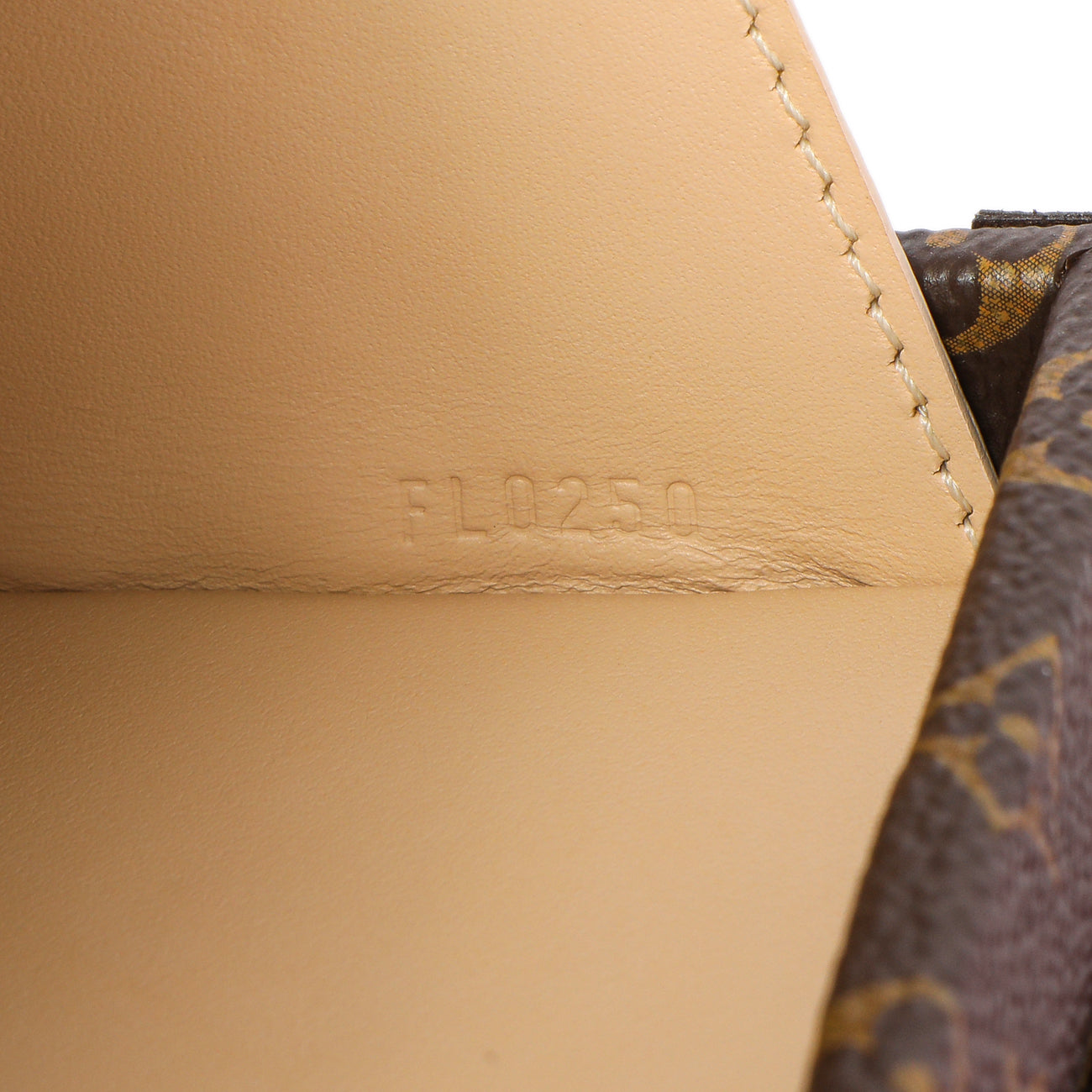 Exclusive Louis Vuitton Creme Monogram Petite Malle — Lifestyle View