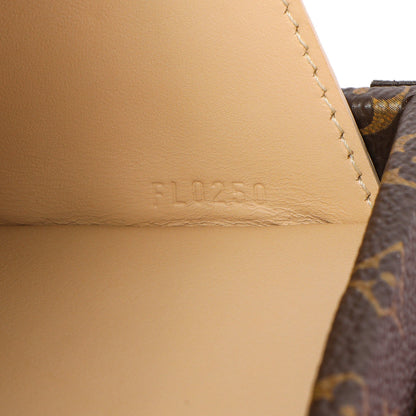 Exclusive Louis Vuitton Creme Monogram Petite Malle — Lifestyle View