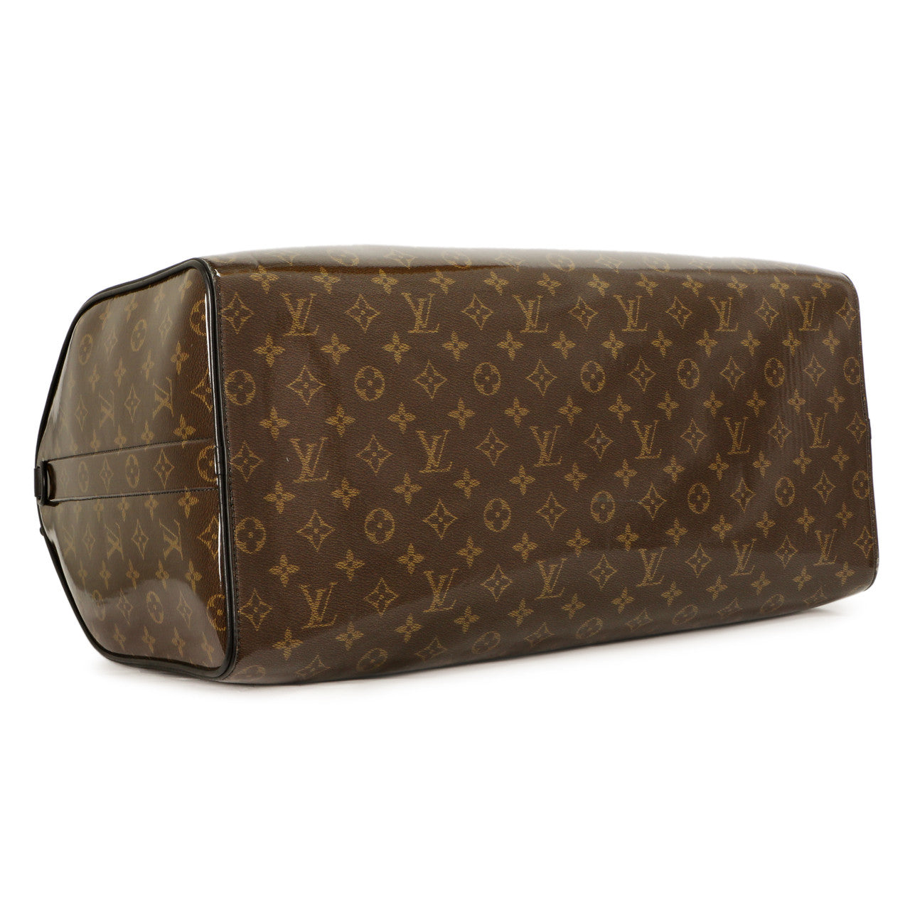 Exclusive Louis Vuitton Monogram Glaze Keepall Bandouliere 50 — Back View