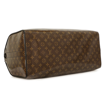 Exclusive Louis Vuitton Monogram Glaze Keepall Bandouliere 50 — Back View