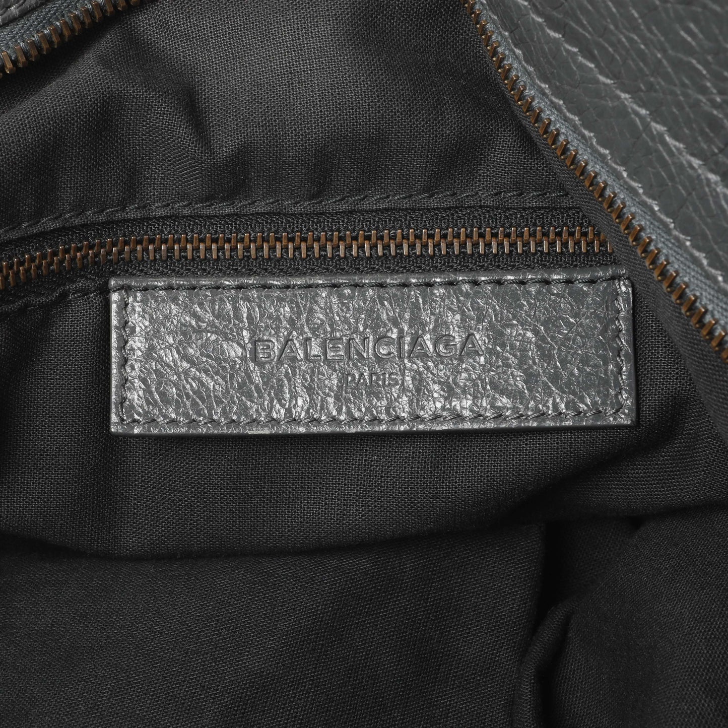 Exclusive Balenciaga Anthracite Agneau Classic Hardware Velo Bag — Alternate View 9