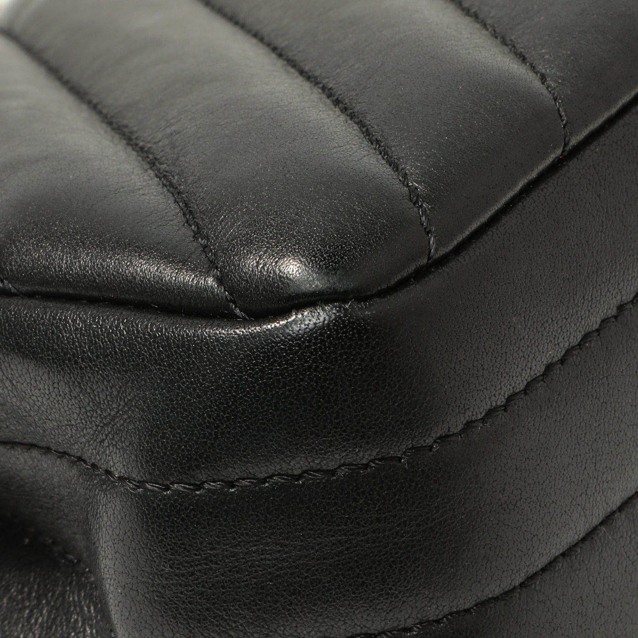Exclusive Chanel Black Chevron Quilted Calfskin Mini Statement Flap — Lifestyle View