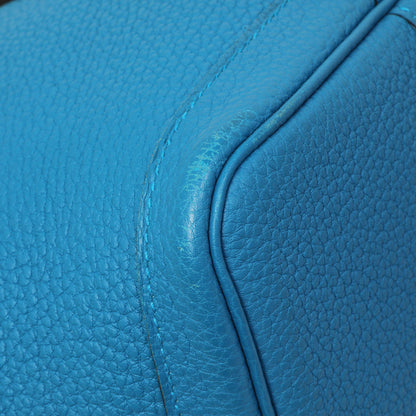Exclusive Hermes Bleu Zanzibar Negonda Garden Party 30 — Top View