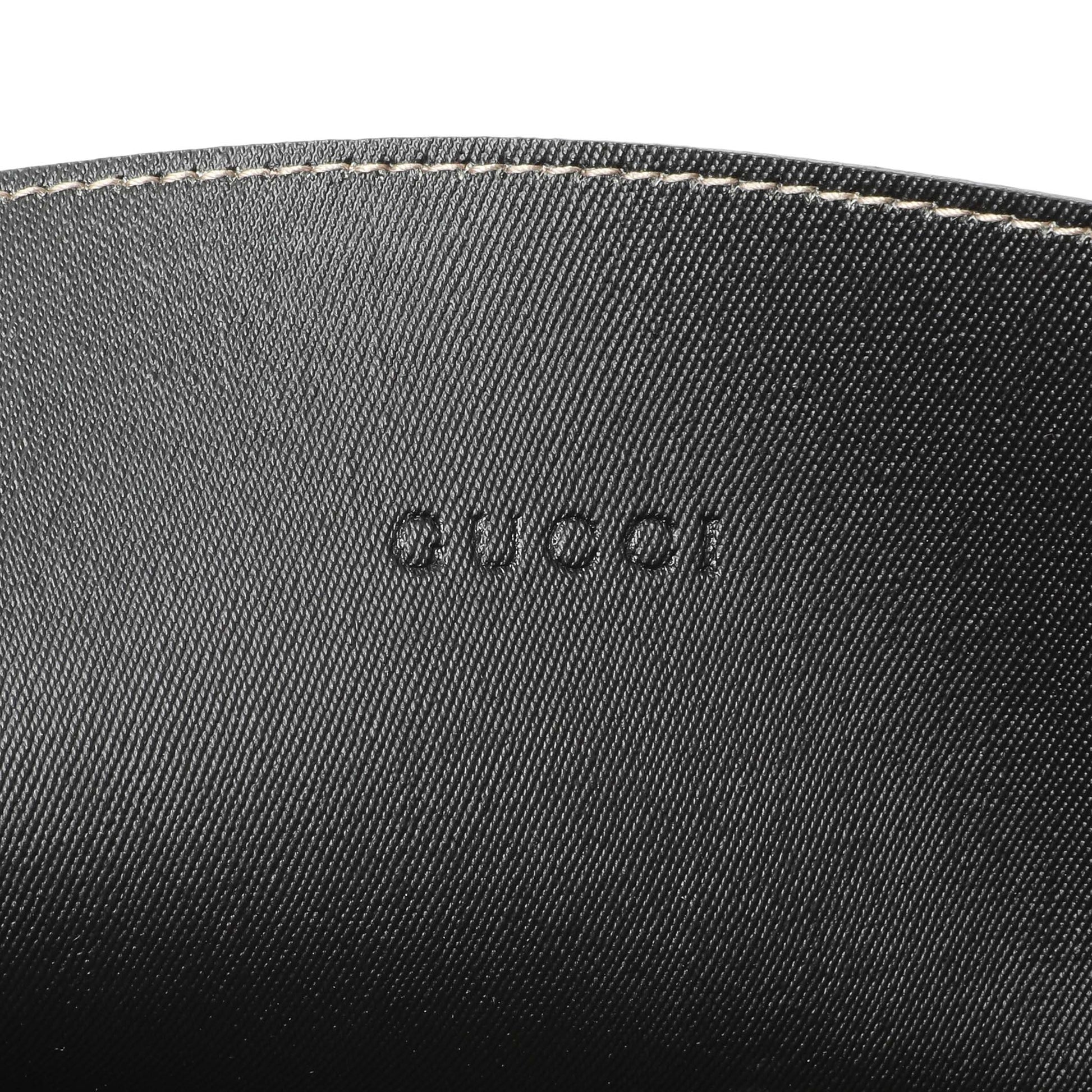 Exclusive Gucci GG Supreme Coated Canvas Reversible Medium Tote — Detail View