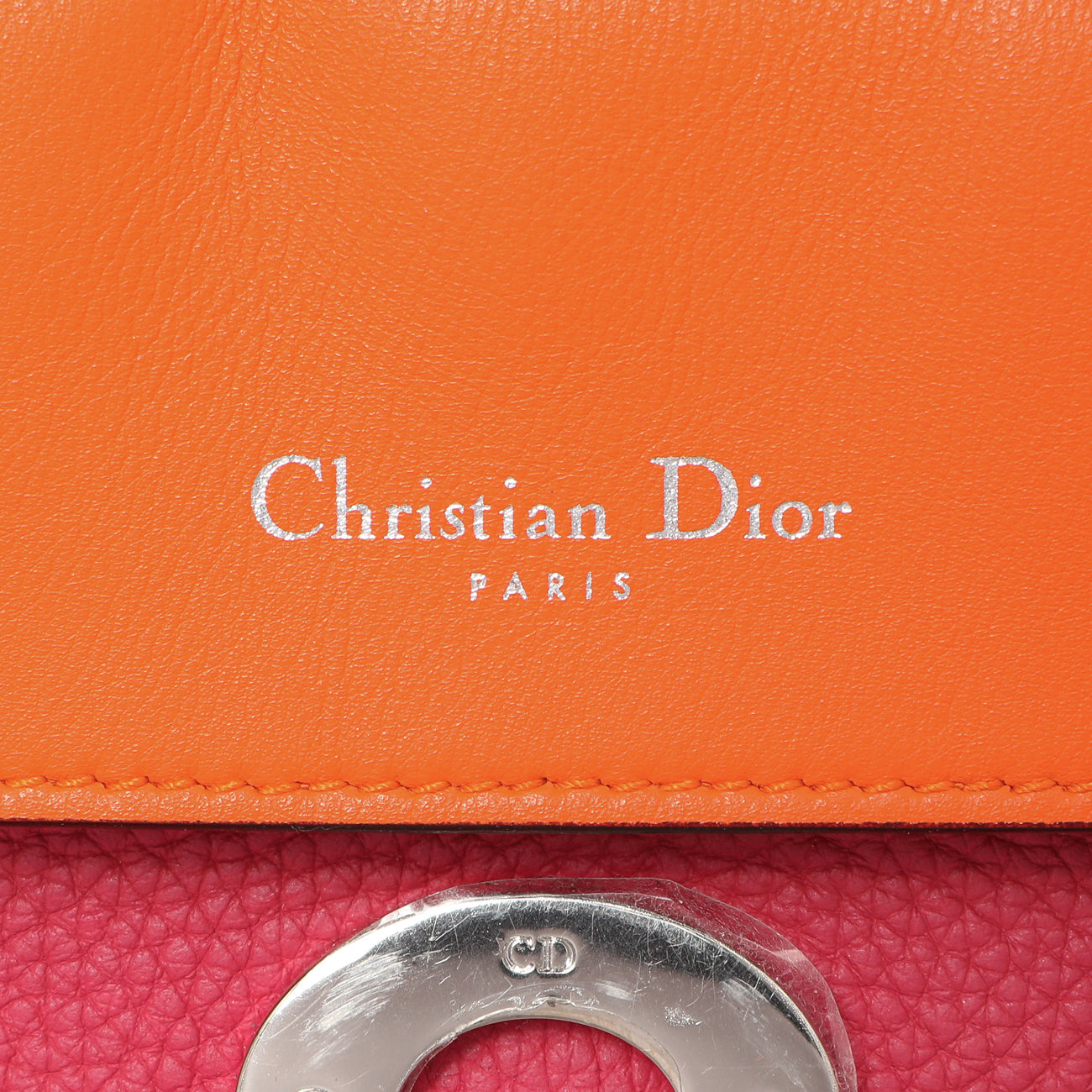 Exclusive Christian Dior Pink Bullcalf Small Be Dior Flap — Alternate View 9