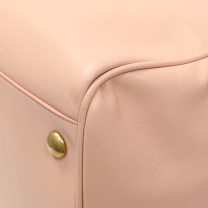 Exclusive Saint Laurent Peach Calfskin Classic Baby Duffle — Detail View