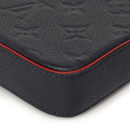Exclusive Louis Vuitton Marine Rouge Empreinte Pochette Felicie Chain Wallet — Alternate View 13
