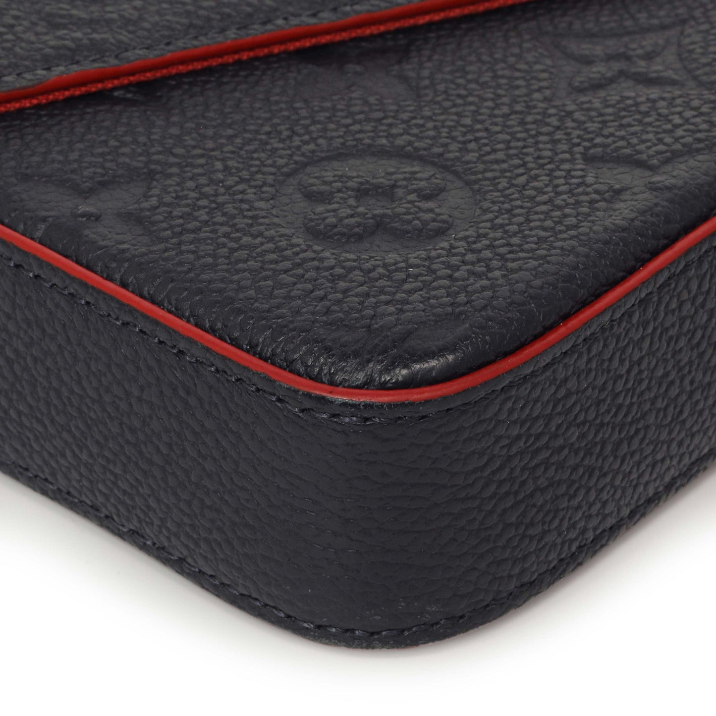 Exclusive Louis Vuitton Marine Rouge Empreinte Pochette Felicie Chain Wallet — Alternate View 14