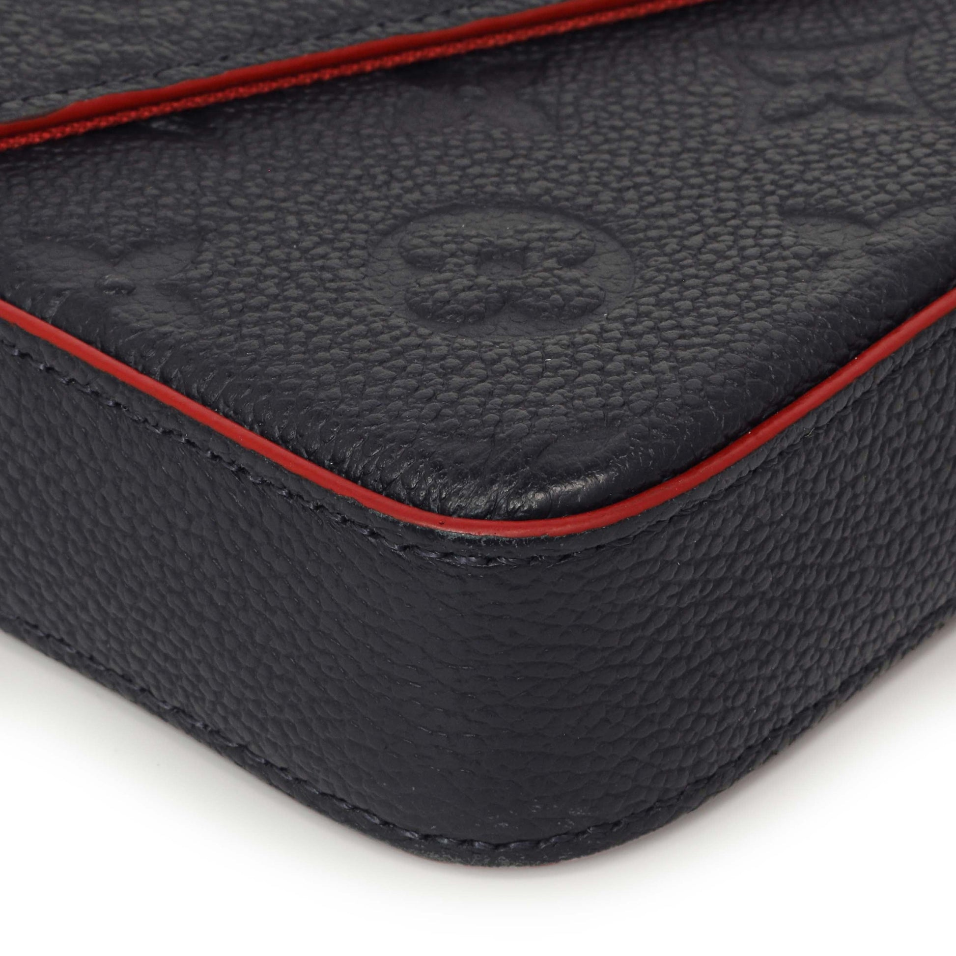 Exclusive Louis Vuitton Marine Rouge Empreinte Pochette Felicie Chain Wallet — Alternate View 14