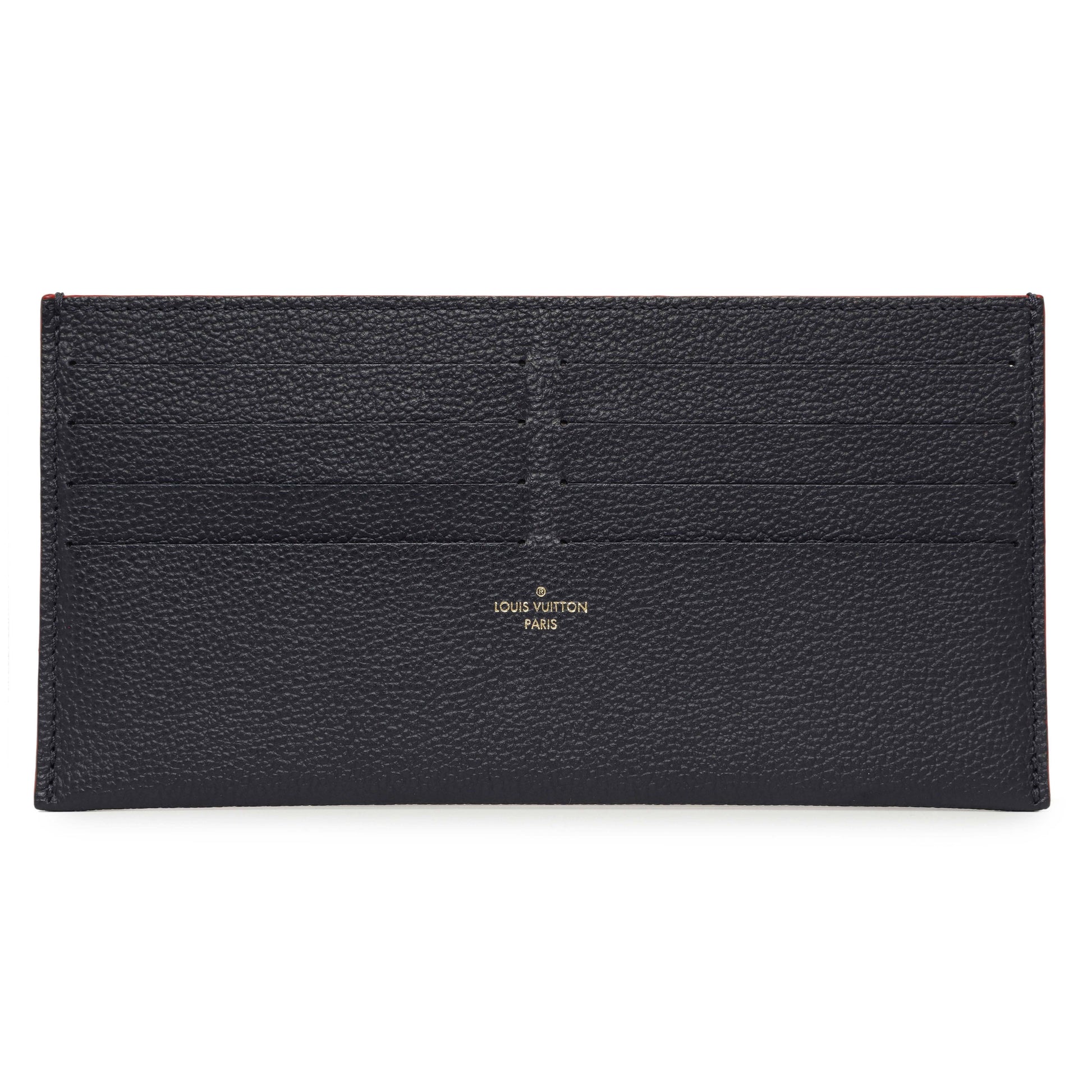 Exclusive Louis Vuitton Marine Rouge Empreinte Pochette Felicie Chain Wallet — Detail View