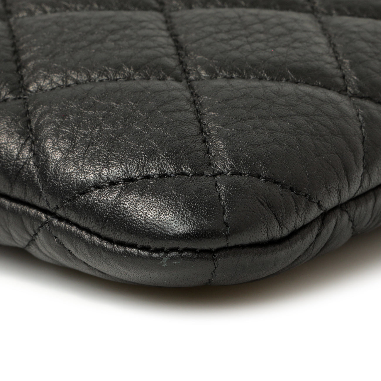 Exclusive Grained Black Quilted Calfskin Archi Chic Cosmetic Case — Lifestyle View