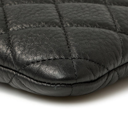 Exclusive Grained Black Quilted Calfskin Archi Chic Cosmetic Case — Lifestyle View